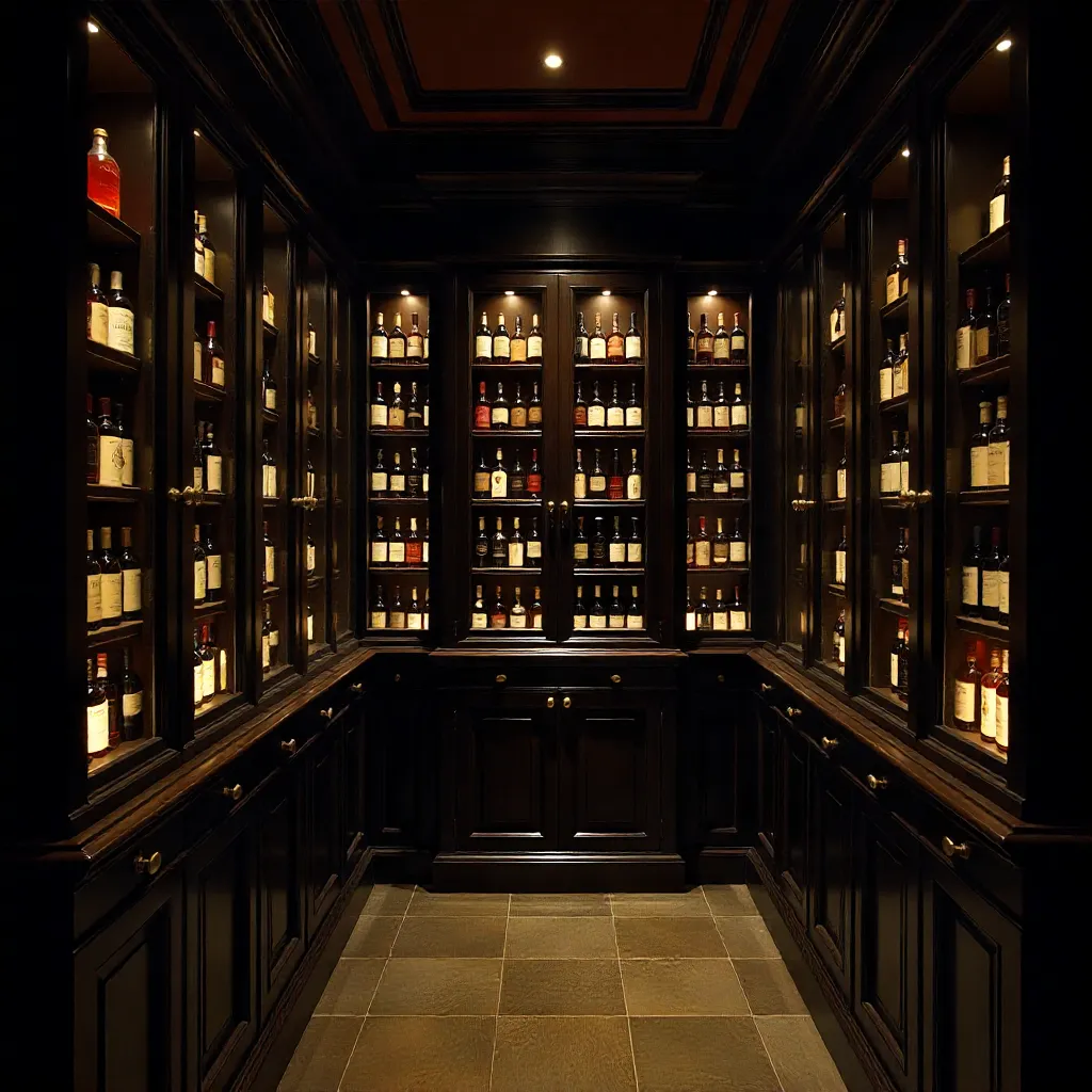 Luxurious cellar design
