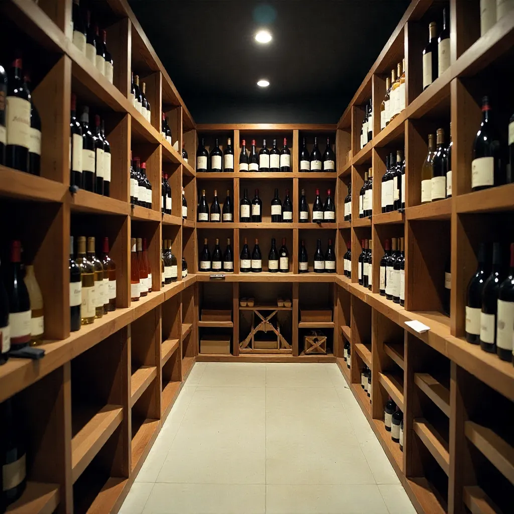 Modern cellar workspace