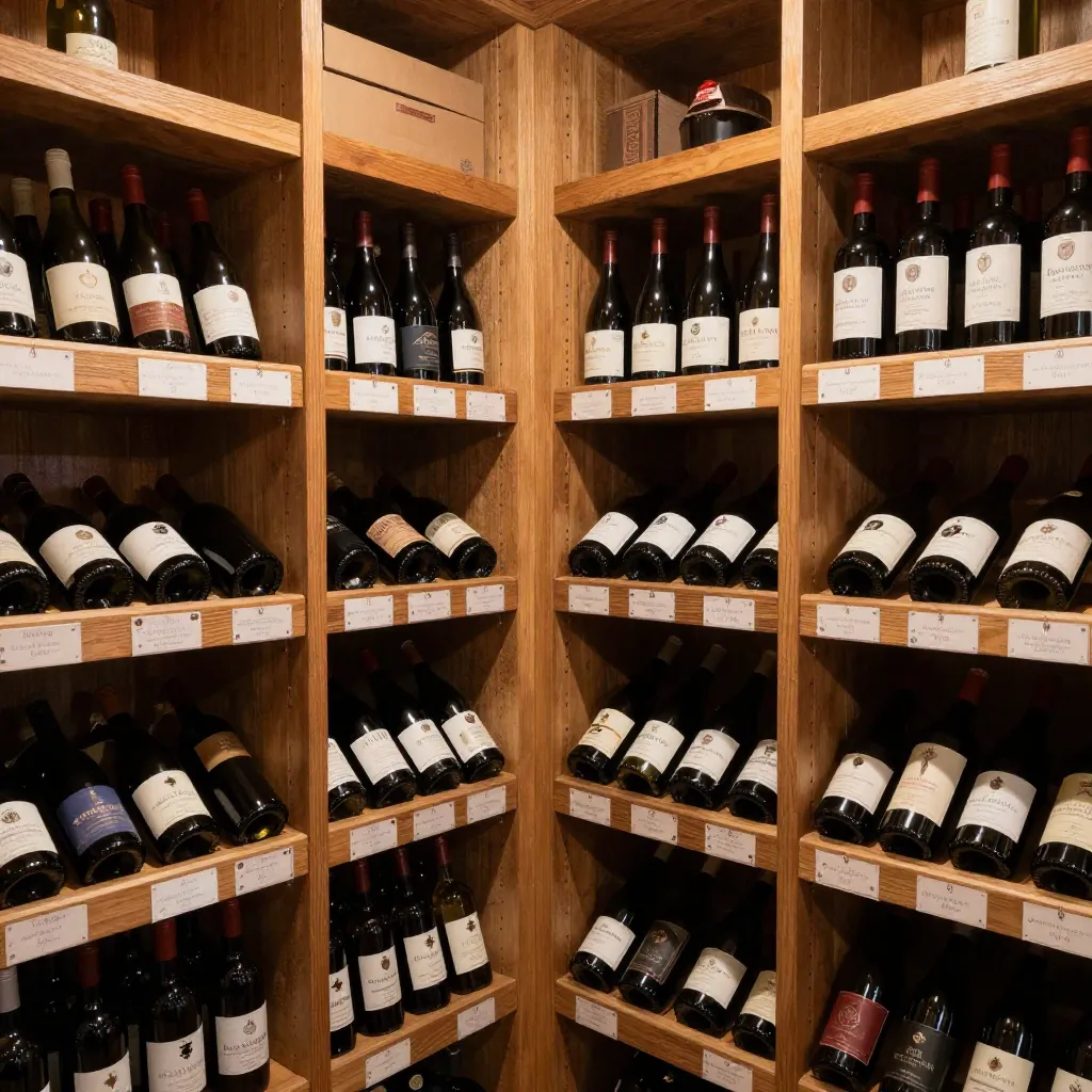 Wine collection display